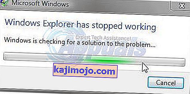 windows explorer telah berhenti bekerja
