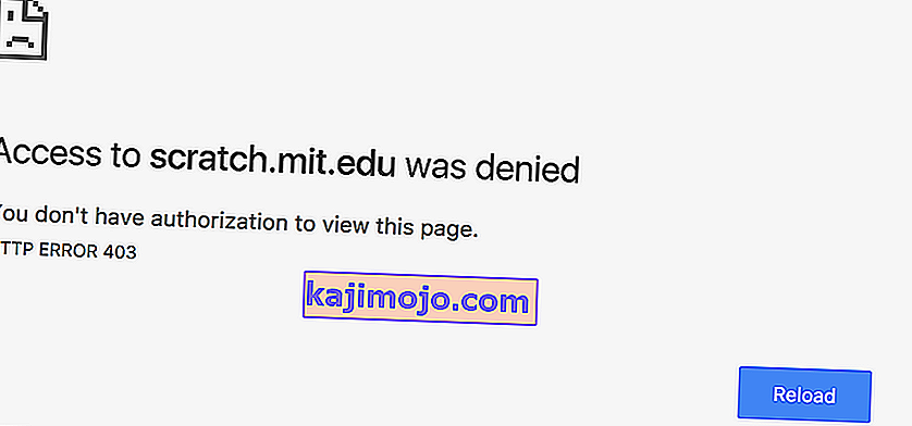 Akses ke * situs web * ditolak Anda tidak memiliki otorisasi untuk melihat halaman ini Kesalahan HTTP 403