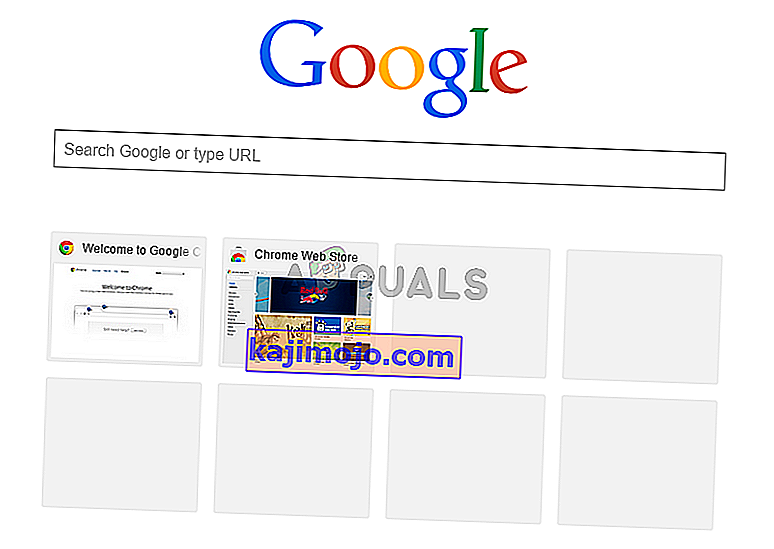 Gambar Kecil Paling Banyak Dikunjungi Google Chrome Tidak Ditampilkan