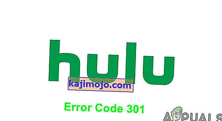 Hulu kļūdas kods 301