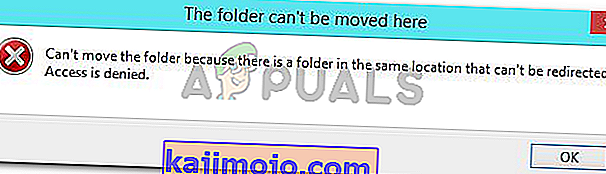 Tidak dapat memindahkan folder karena ada folder di lokasi yang sama yang tidak dapat dialihkan.  Akses ditolak