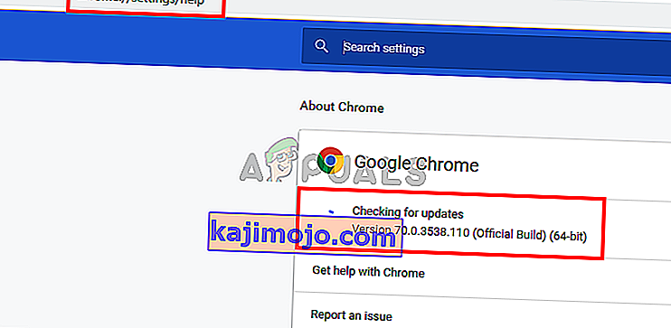 Google Chrome'u güncelle