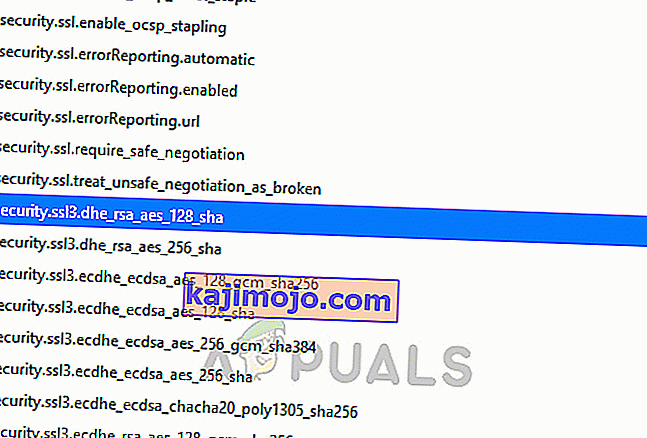 SSL3: n poistaminen käytöstä Firefoxissa